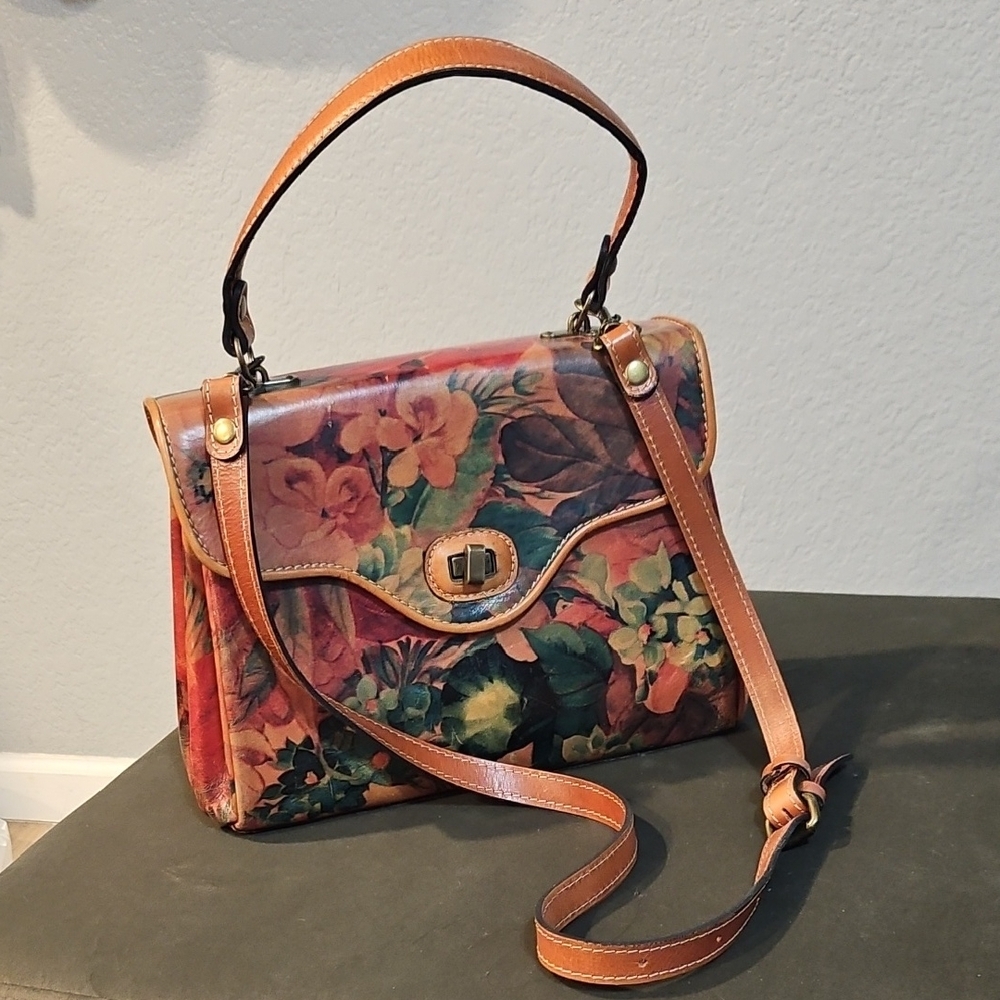Patricia Nash Verga Frame Satchel - Picture 2 of 11